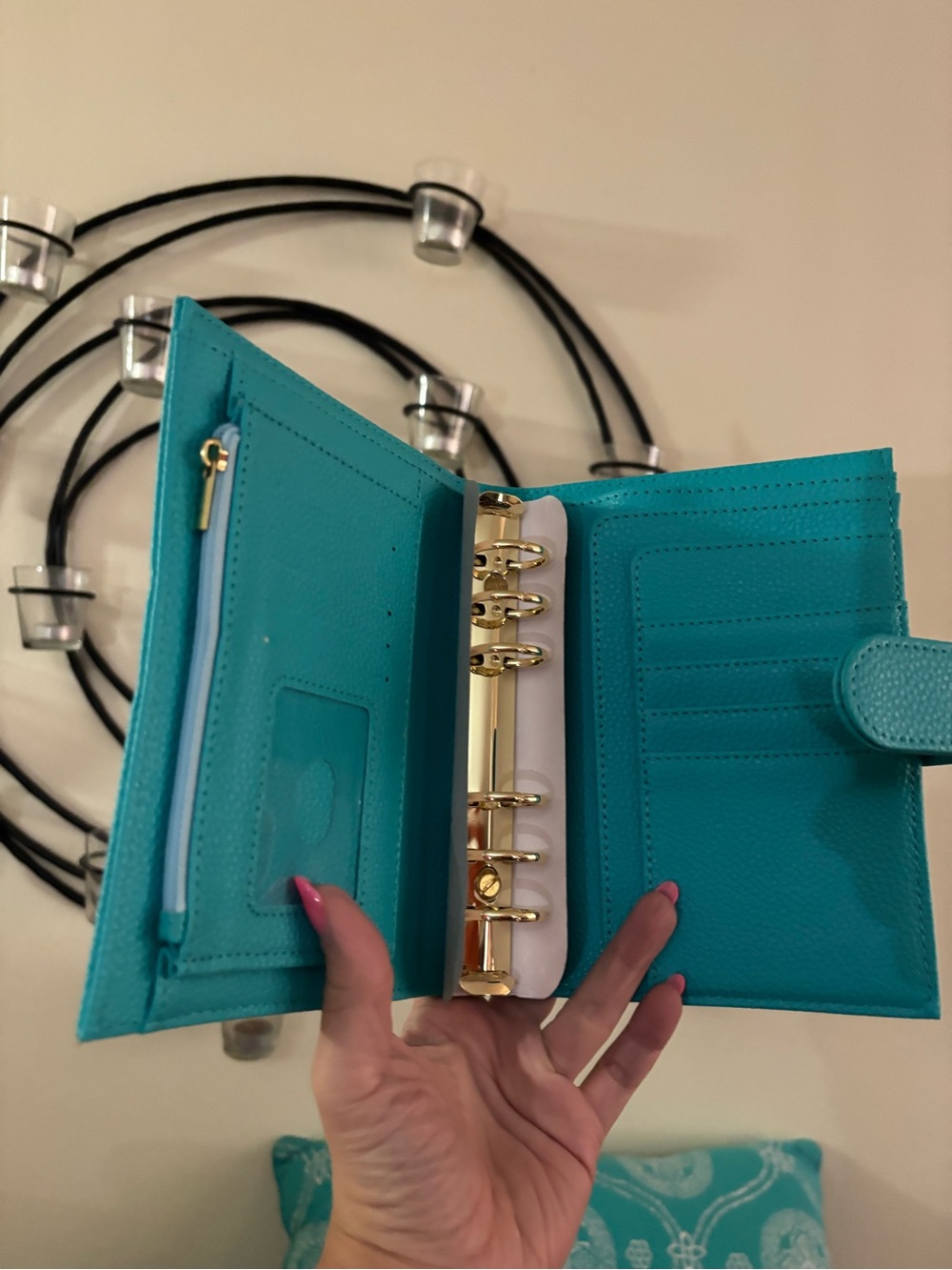 Turquoise Gold Ring A6 Binder